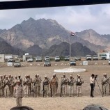 الكثيري والمحمدي يتفقدان معسكر بارشيد بحضرموت