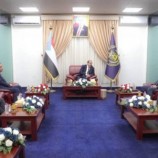 اللواء بن بريك يلتقي وزير الأشغال العامة والطرق في العاصمة عدن