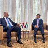 الرئيس الزُبيدي يلتقي وزير الخارجية الإماراتي