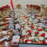 وزير الدفاع يرأس اجتماع لرؤساء الهيئات ومدراء الدوائر العسكرية بالعاصمة عدن