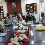 اللواء الركن مطهر الشعيبي يلتقي بإدراة مصلحة الأحوال المدنية في وزارة الداخلية