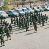 قوات الحزام في يافع تدشن العام التدريبي 2024 بعرض عسكري لوحدات رمزية