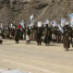 ميليشيا الحوثي تنفذ عرض عسكري مشترك مع تنظيم القاعدة في محافظة البيضاء اليمنية