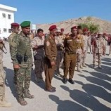 اللواء بارجاش يزور قيادة الشرطة العسكرية بساحل حضرموت 