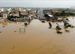 عاجل: غرق مدينة تريم التاريخية في حضرموت بمياه السيول والأمطار ( صور )