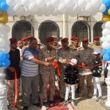 قائد المنطقة العسكرية الثانيه يفتتح المخيم الطبي الأول في المستشفى العسكري