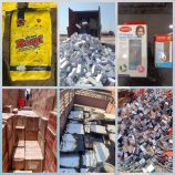 رفض وإتلاف منتجات تحتوي على محليات اصطناعية واخرى على ملون ثاني أكسيد التيتانيوم في العاصمة عدن والمهرة