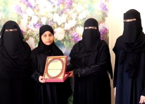 انتقالي حضرموت يكرّم الطفلة آية بن عبادي لمشاركتها في فعالية المكلا