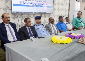 رئيس تنفيذية انتقالي شبوة وقيادات السلطة المحلية يشهدون ختام الدورة التدريبية لكرة القدم للمستوى C بالمحافظة