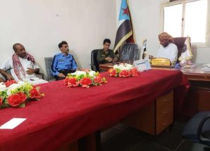 انتقالي سقطرى يناقش مع إدارة شرطة السير فعاليات أسبوع المرور العربي