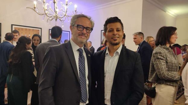 ممثل المجلس الانتقالي يشارك في “يوم أوروبا” بعمان ويبحث مستجدات الوضع مع دبلوماسيين دوليين