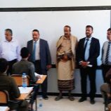 شبوة..الوكيل الفاطمي يدشن إمتحانات الفصل الدراسي الثاني بكلية التربية بيحان