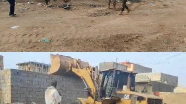 بتوجيهات كمال الحالمي.. إزالة بناء عشوائي مخالف في جعولة دار سعد