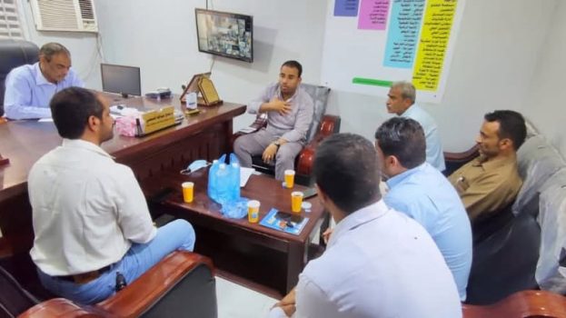 المحافظ بن الوزير يوجه بتقديم الرعاية الطبية للطفلة “عبير الزبيدي”، والامين العام يطلع على حالتها الصحية