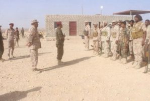 قائد اللواء الثاني دفاع ساحلي يهنئ الجنود بحلول عيد الأضحى