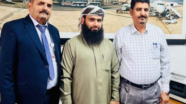 المقدم الجعدني يبحث مع مدير مطار عدن تعزيز جهود مكافحة تهريب المخدرات