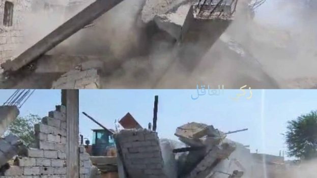 بموجب مذكرة صادرة من مديرية الشيخ عثمان.. إزالة بناء عشوائي بمنطقة الممدارة
