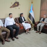 اليافعي يلتقي الشباب الإعلامي أعضاء مبادرة تأهيل خط أبين الدولي