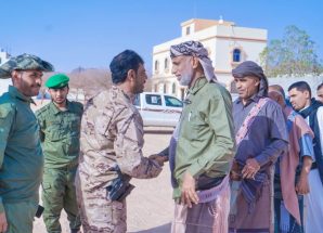 ‏العميد/ باعوم يزور أسرة الشهيد العقيد /السليماني في عيد الأضحى