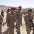 قائد اللواء الأول دعم وإسناد يعايد المرابطين بأبين ويشيد بمستوى الجاهزية واليقظة 