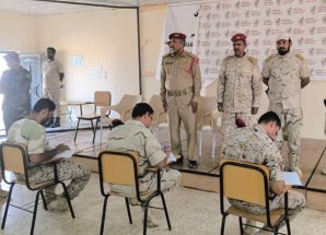 المدرسة القتالية بالمكلا تختتم الدورة السادسة لتأهيل الضباط (قادة فصائل) وامتحاناتها النهائية