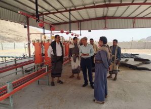 بتوجيهات المحافظ بن الوزير، مديرا الغاز والتجارة يتفقدان محطات الغاز في بيحان