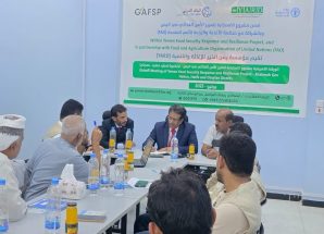 الوكيل الخليفي يدشّن مشروع الاستجابة للأمن الغذائي في شبوة
