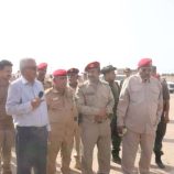 وفد عسكري رفيع يتفقد معسكر الشرطة العسكرية الجنوبية ويشيد بجاهزية قواته 