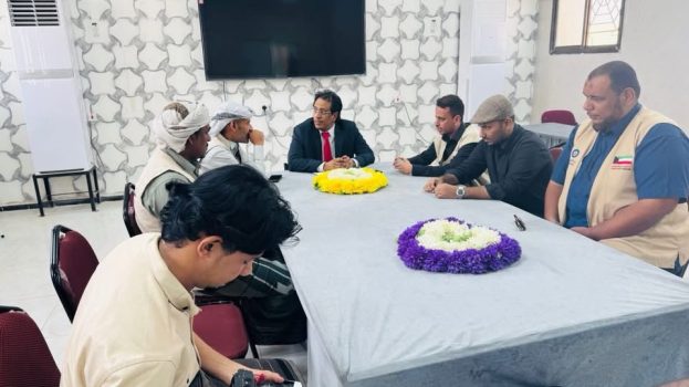 شبوة: الوكيل الخليفي يبحث مع منظمة “يمن الخير” تعزيز التدخلات في قطاعات الصحة والمياه والطاقة البديله
