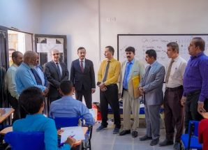 المحافظ بن الوزير.. يدشن امتحانات القبول في كلية الطب والعلوم الصحية بجامعة شبوة للعام الأكاديمي الجديد