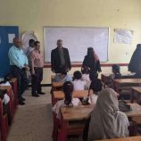 فريق التوجيه والرقابة الرئاسي يطلع على أنشطة المخيم الصيفي في مدرسة خديجة للبنات بالحوطة