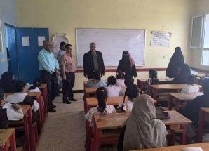 فريق التوجيه والرقابة الرئاسي يطلع على أنشطة المخيم الصيفي في مدرسة خديجة للبنات بالحوطة