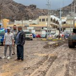 مدير عام صيرة يتفقد أعمال شفط مياه الأمطار ورفع المخلفات في المديرية