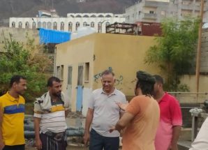 الجاوي يتفقد عمل المضخة المركزية للصرف الصحي وشفط مياه الأمطار بالمعلا