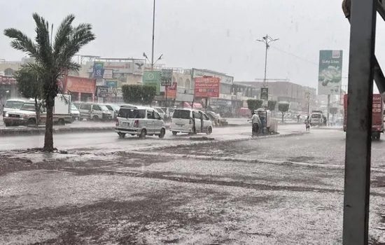 لملس يوجه الدفاع المدني بالتعامل مع تداعيات المنخفض الجوي 