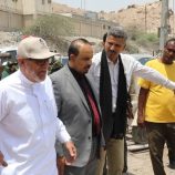 محافظ حضرموت يطلع على مستوى تنفيذ الأعمال الإنشائية لجسر المنورة ضمن مشروع خور المكلا المرحلة الثانية