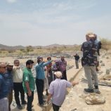شبوة: فريق وحدة التغيرات المناخية بوزارة المياه والبيئة يزور مديرية نصاب لتقيّيم الأضرار البيئية