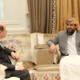 ‏النائب أبو زرعة المحرّمي يلتقي وزير الخارجية لبحث مستجدات الوضع الدبلوماسي في بلادنا