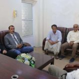 فريق التوجيه والرقابة الرئاسي يزور مكتب الصحة بالمهرة ويطلع على الخدمات المقدمة للمواطنين