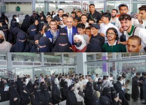الرئيس الزُبيدي يودّع طلاب المنحة الدراسية الإماراتية إلى أبوظبي ويحثهم على التميز العلمي