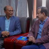 المحافظ بن الوزير يبحث مع رئيس هيئة موانئ البحر العربي سبل تعزيز التنسيق المشترك وتطوير العمل البحري