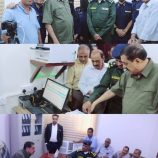 اللواء الشعيبي يدشن نظام الحاسوب الآلي والبصمات العشرية الإلكترونية بإدارة الأدلة الجنائية بالعاصمة عدن