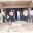 فريق التوجيه والرقابة الرئاسي يطلع على سير العمل في مشروع إعادة تأهيل ملعب نادي الصمود بالضالع