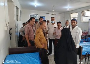 فريق الرقابة والتوجيه الرئاسي يزور مستشفى النصر العام بمحافظة الضالع