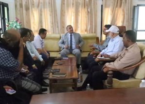 فريق الرقابة والتوجيه الرئاسي يطلع على عمل مكتبي مؤسسة الاتصالات والبريد بمحافظة لحج