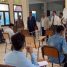 فريق التوجيه والرقابة الرئاسي يزور كلية المجتمع ونادي النصر الرياضي بالضالع