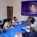 برئاسة الدكتور القميري…فريق التوجية والرقابة الرئاسي يعقد اجتماعًا مع قيادة منسقية الانتقالي في كلية التربية بشبوة