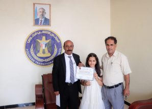 إدارة المرأة والطفل في انتقالي شبوة تختتم مسابقة الأطفال المبدعين في فنون الرسم