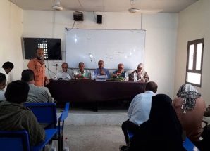 فريق التوجيه والرقابة الرئاسي يلتقي عمداء كليات جامعة أبين ويشارك في حفل تكريم كلية اللغات