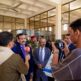 بمشاركة رئيس تنفيذية انتقالي شبوة استئناف رحلات مطار عتق الدولي